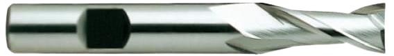 Фреза концевая 10X10X22X72 HSS End MILL HSSCo8 с 2-мя зубьями с углом спирали 30° удлиненная
