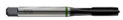 Метчик из быстрорежущей стали SPIRAL POINT HSS-E DIN371 для метрической резьбы ISO-DIN 13 c винтовой подточкой, M2.5X0.45 6HX 50.0L