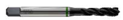 Метчик из быстрорежущей стали SPIRAL FLUTE HSS-E DIN371 для метрической резьбы ISO-DIN 13 c винтовым