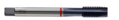 Метчик из быстрорежущей стали машинный SPIRAL POINT HSS-E DIN376 для метрической резьбы ISO-DIN 13 с винтовой подточкой, M18X2.5 6H 125.0L