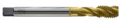Метчик из быстрорежущей стали SPIRAL FLUTE HSS-E DIN376 для метрической резьбы ISO-DIN 13с винтовыми канавками с покрытием TiN, M16X2.0 6H 110.0L