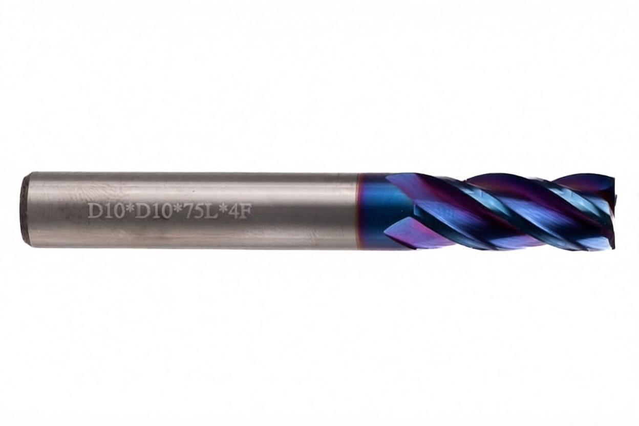 Фреза концевая твердосплавная CLF-8x8x20x60 4Z nACo-Blue 65HRC