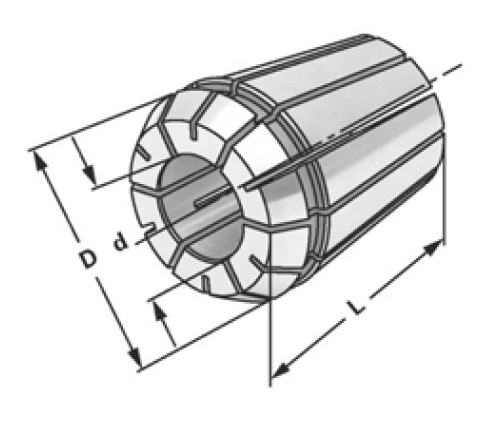 Цанга ER8-5 стандартной точности